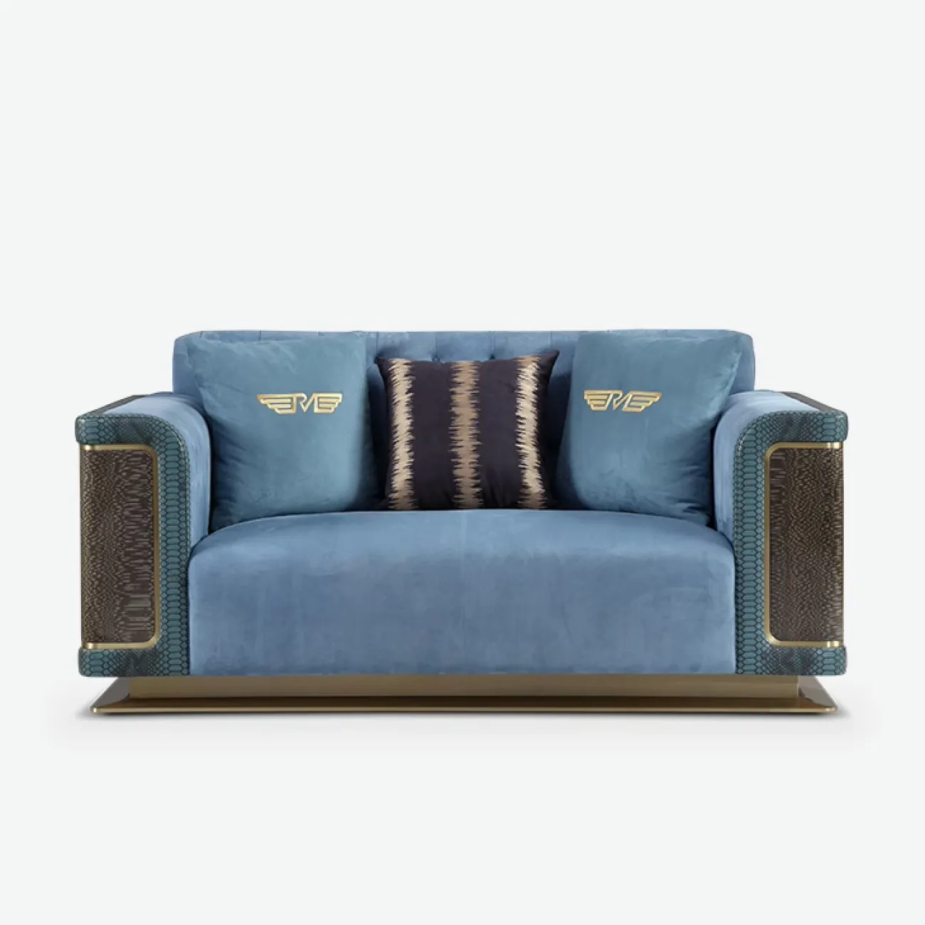 Статусный диван MIVICA из красного дерева DV38450-32