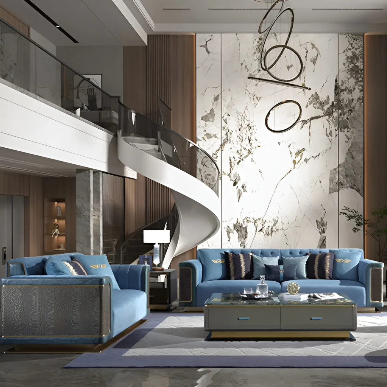 Квадратный журнальный столик MIVICA из мрамора и красного дерева JS38452-32 Квадратный журнальный столик MIVICA из мрамора и красного дерева JS38452-32