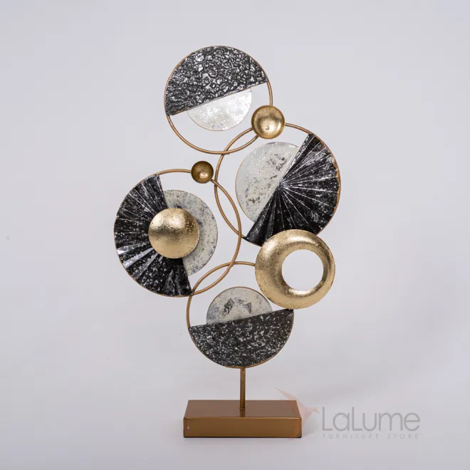 Дизайнерский интерьерный декор Blyzo Gold/Grey