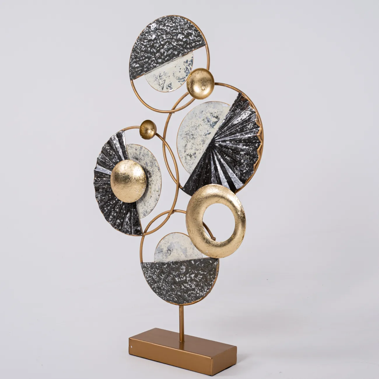 Дизайнерский интерьерный декор Blyzo Gold/Grey