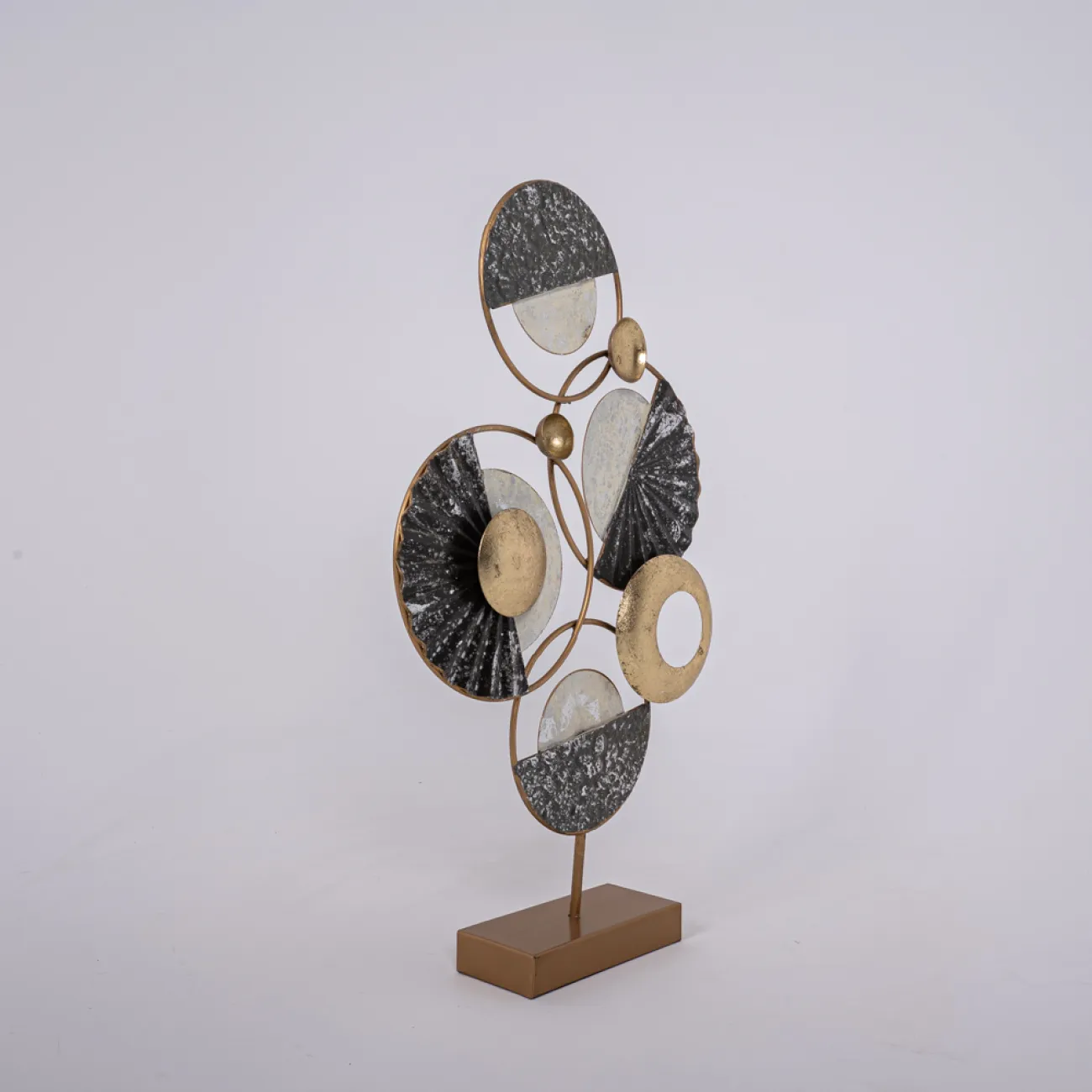 Дизайнерский интерьерный декор Blyzo Gold/Grey