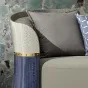 Роскошный диван Leonie от MIVICA из натуральной кожи и красного дерева DV38458-32