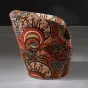 Дизайнерское текстильное кресло MIVICA с оригинальным принтом KR38466-32