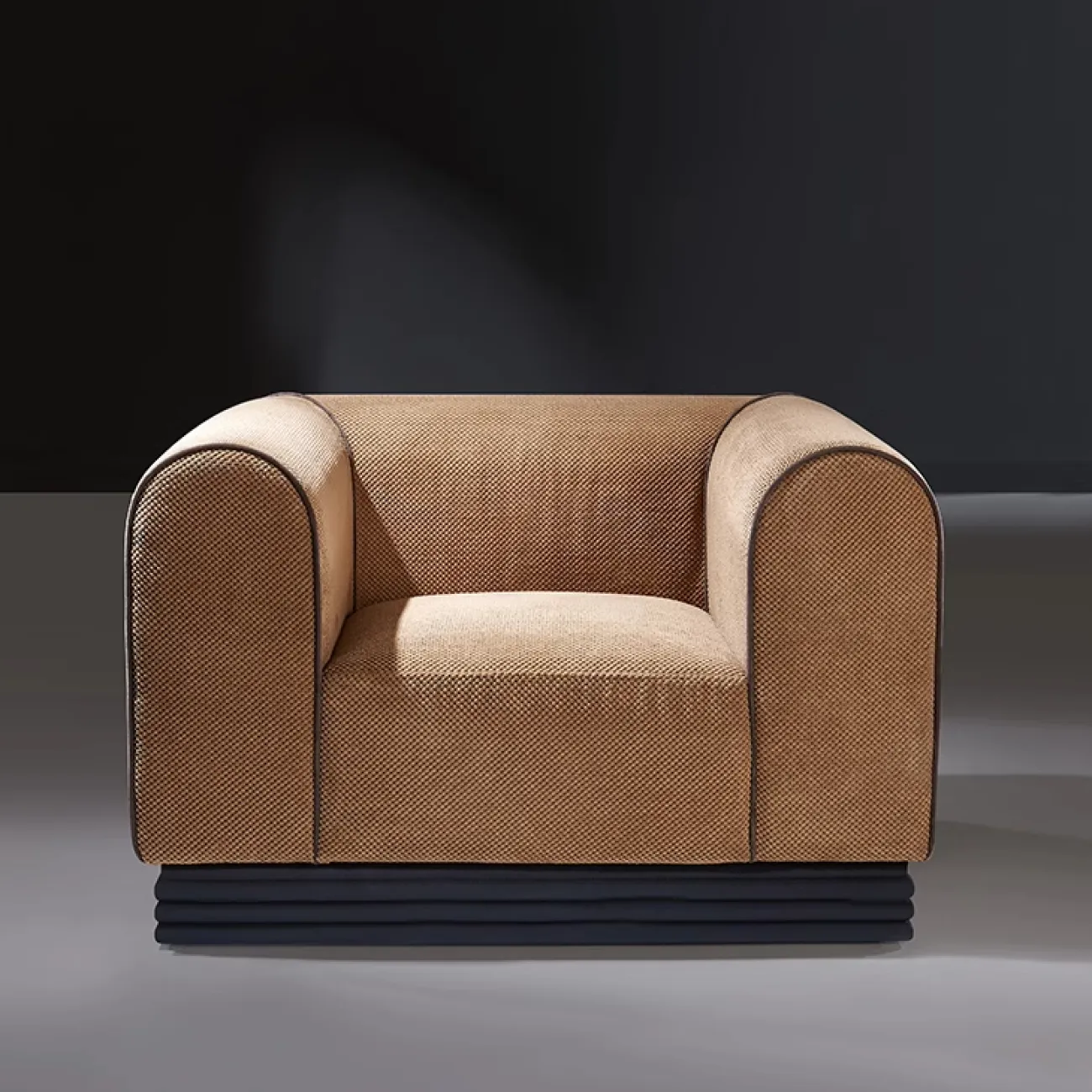 Изысканное текстильное кресло MIVICA из дерева и вельвета KR38467-32