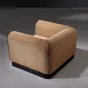 Изысканное текстильное кресло MIVICA из дерева и вельвета KR38467-32