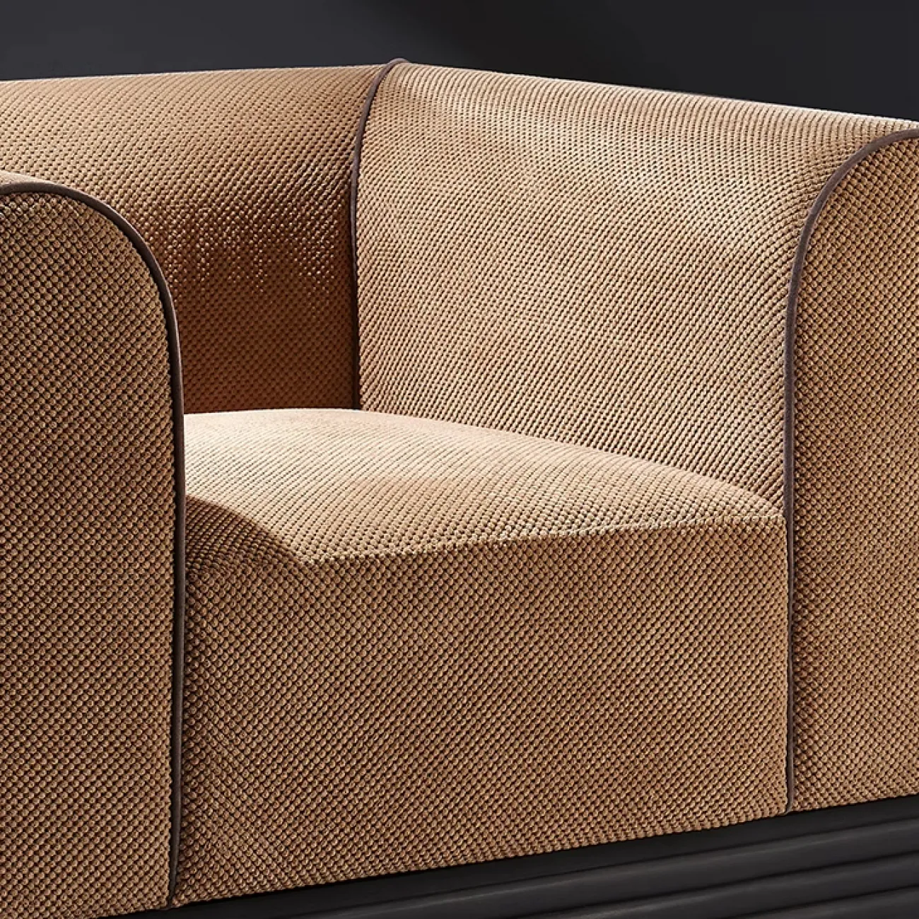 Изысканное текстильное кресло MIVICA из дерева и вельвета KR38467-32