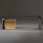 Минималистичный письменный стол MIVICA из берёзы PS38470-32