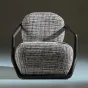 Комфортабельное текстильное кресло MIVICA из ясеня KR38471-32