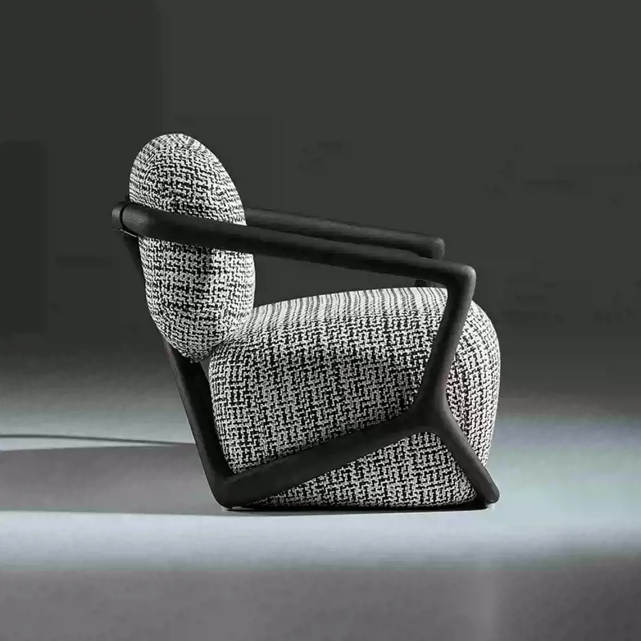 Комфортабельное текстильное кресло MIVICA из ясеня KR38471-32