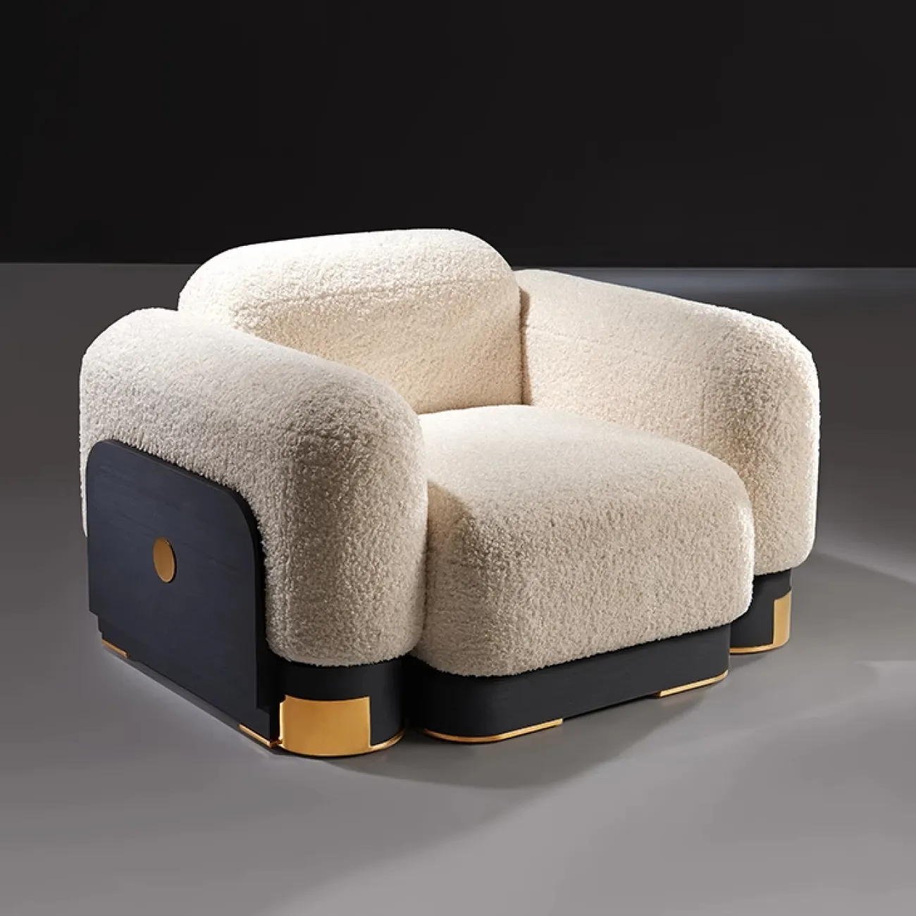 Уютное кресло MIVICA из ясеня и кашемира KR38476-32