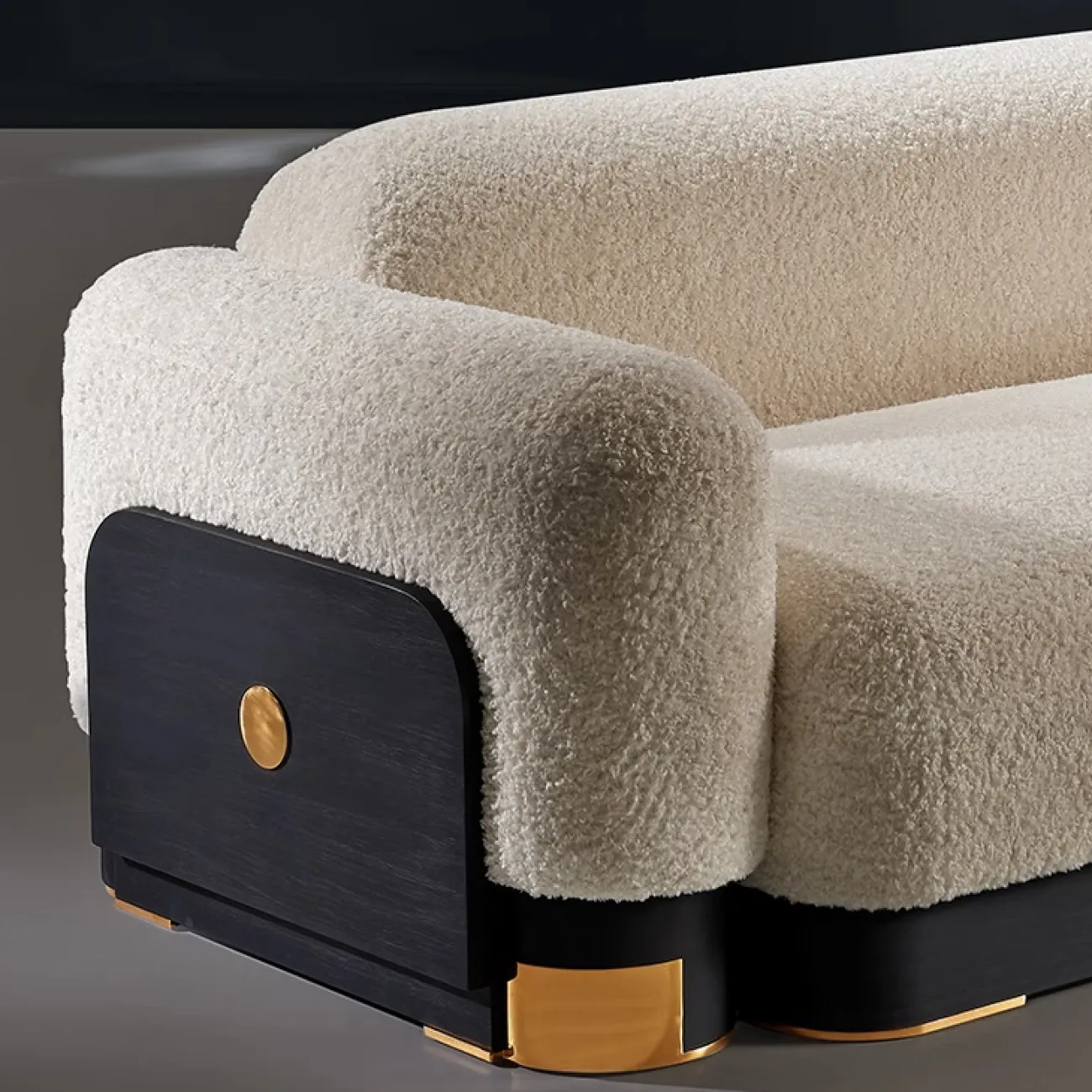 Роскошный диван MIVICA из кашемира DV38477-32