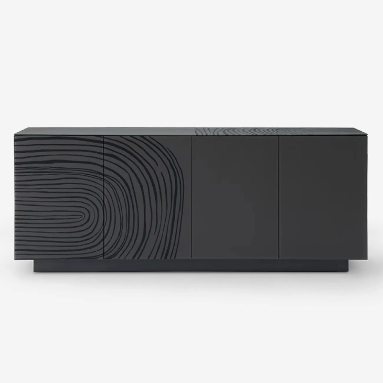 Стильный комод MIVICA со столешницей из закаленного стекла KD38481-32 Стильный комод MIVICA со столешницей из закаленного стекла KD38481-32