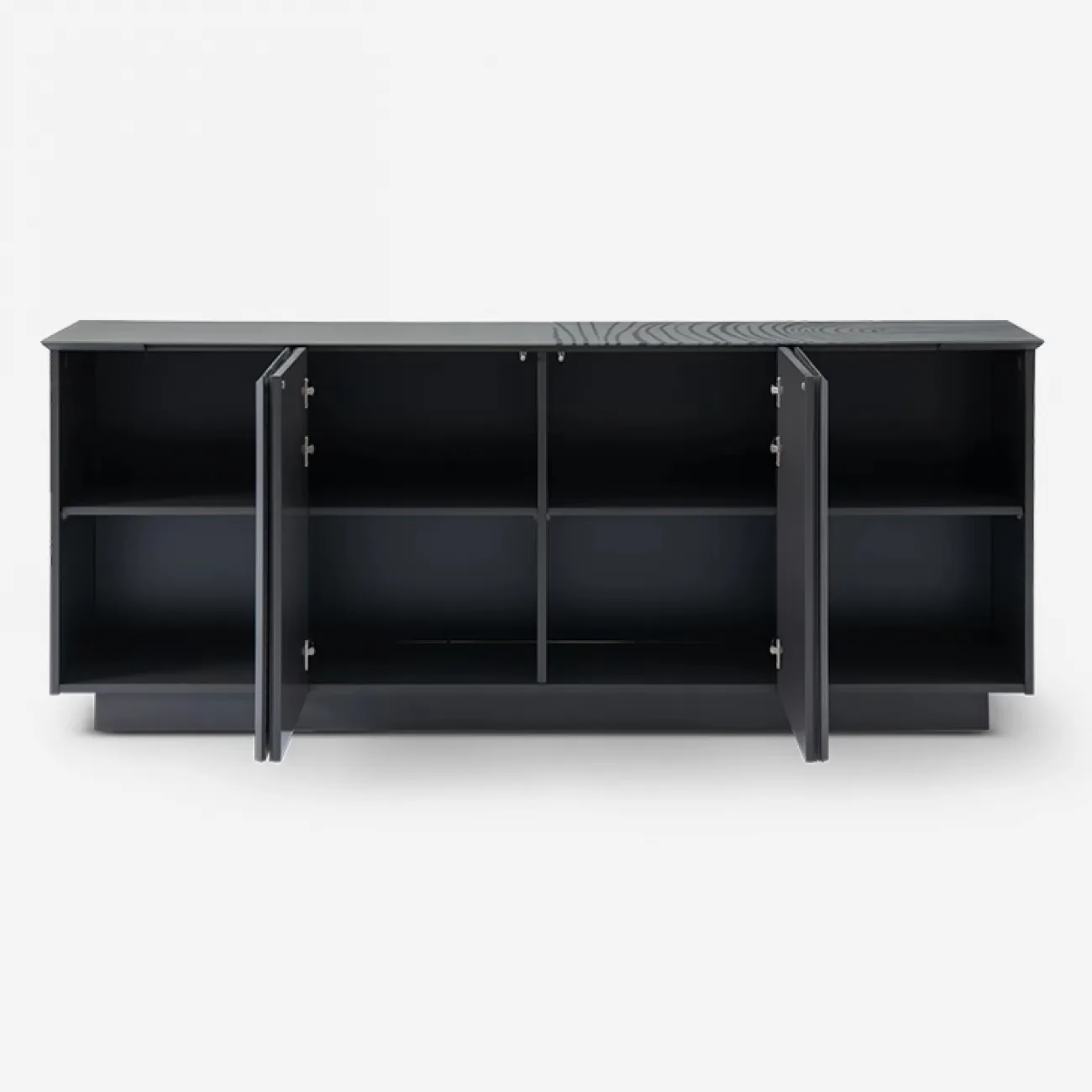 Стильный комод MIVICA со столешницей из закаленного стекла KD38481-32