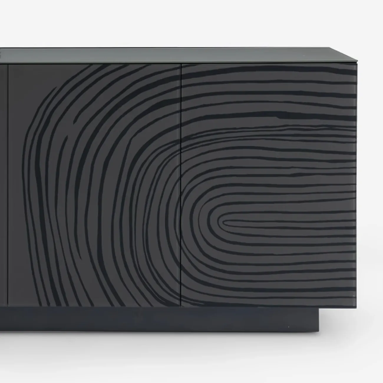 Стильный комод MIVICA со столешницей из закаленного стекла KD38481-32 Стильный комод MIVICA со столешницей из закаленного стекла KD38481-32