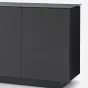Стильный комод MIVICA со столешницей из закаленного стекла KD38481-32