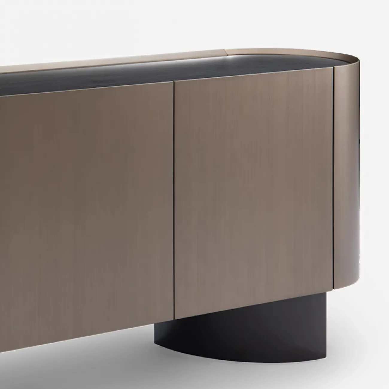 Элегантный комод MIVICA бронзового цвета с каменной столешницей KD38481-32