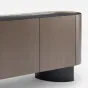 Элегантный комод MIVICA бронзового цвета с каменной столешницей KD38481-32