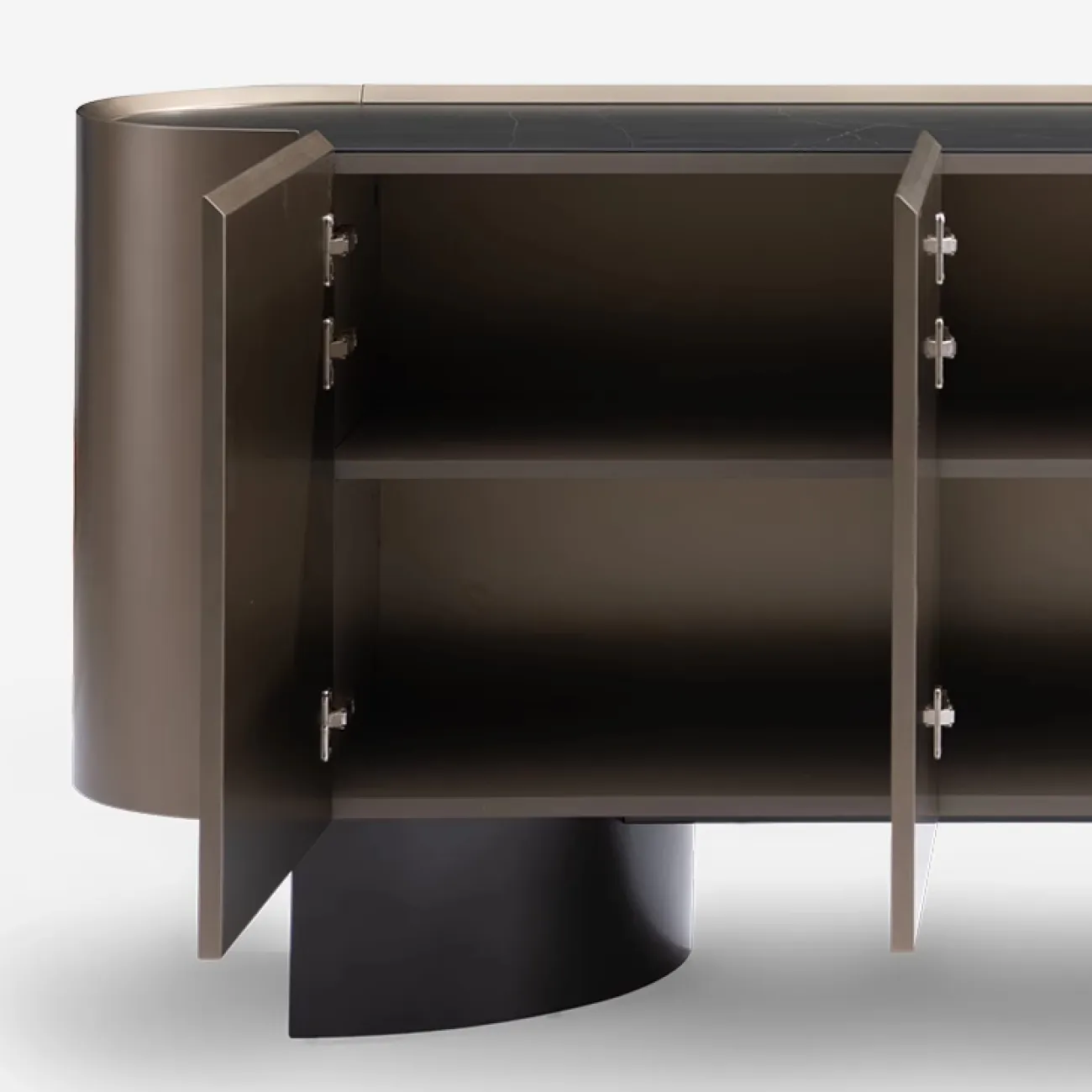 Элегантный комод MIVICA бронзового цвета с каменной столешницей KD38481-32 Элегантный комод MIVICA бронзового цвета с каменной столешницей KD38481-32