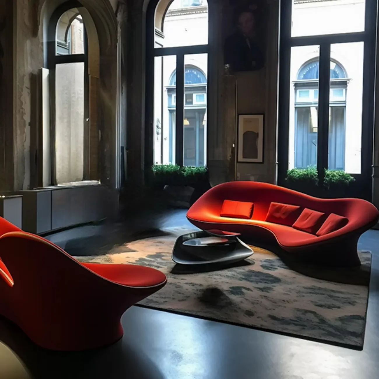 Креативный и яркий диван MIVICA необычной формы DV38486-32