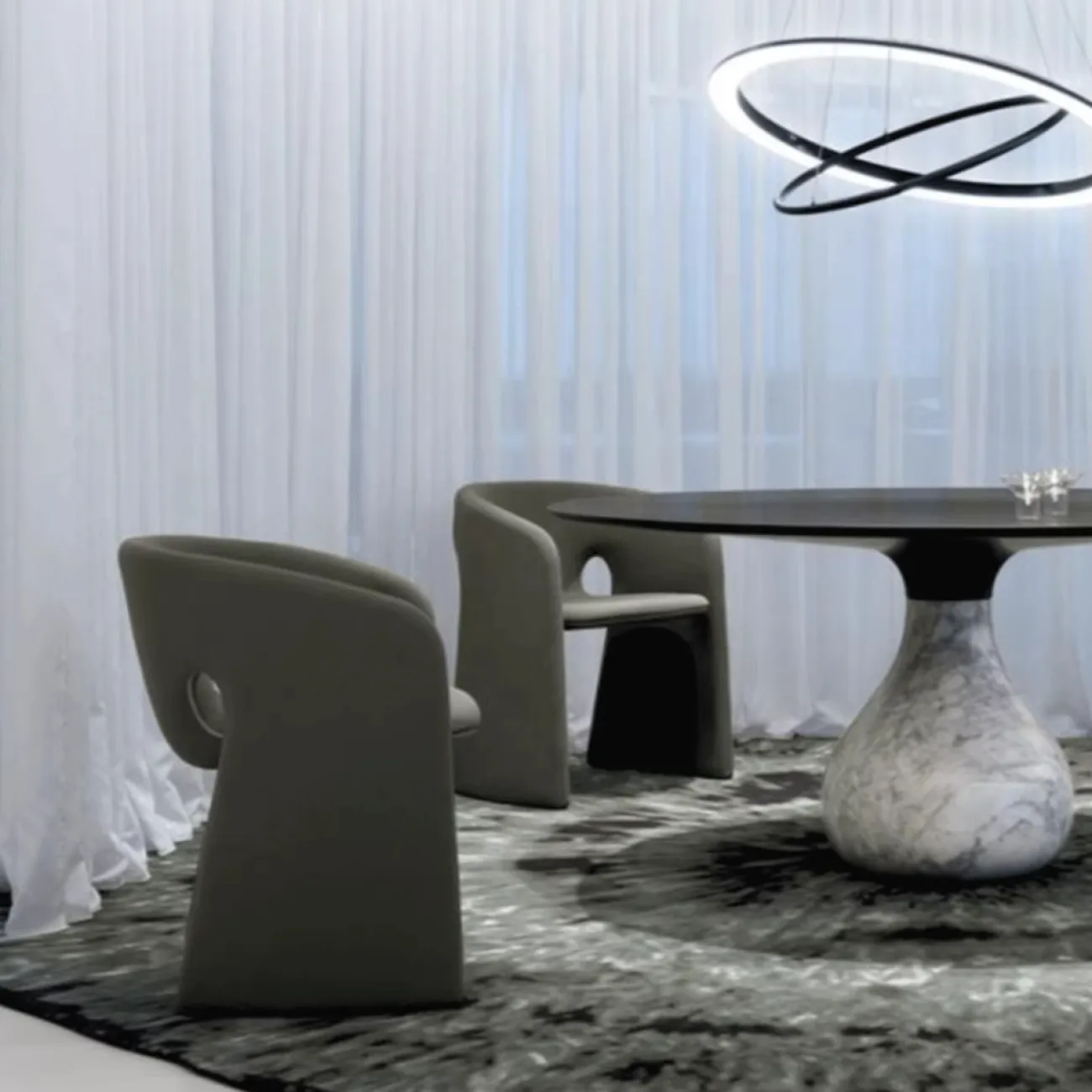 Дизайнерский Современный Обеденный Стул Yanshe от LaLume