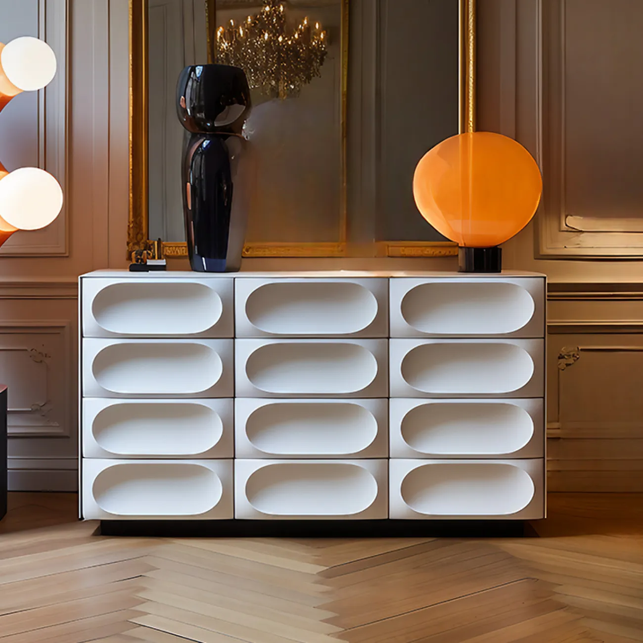 Дизайнерский комод MIVICA из дерева KD38498-32 Дизайнерский комод MIVICA из дерева KD38498-32