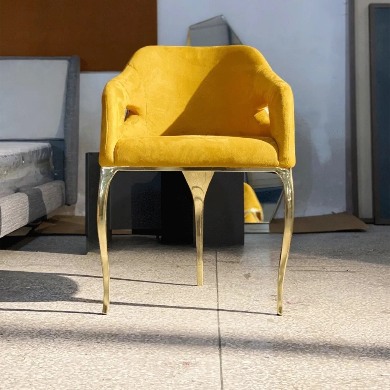 Дизайнерский Современный Обеденный Стул в виде Орлиного Глаза Yanshe от LaLume