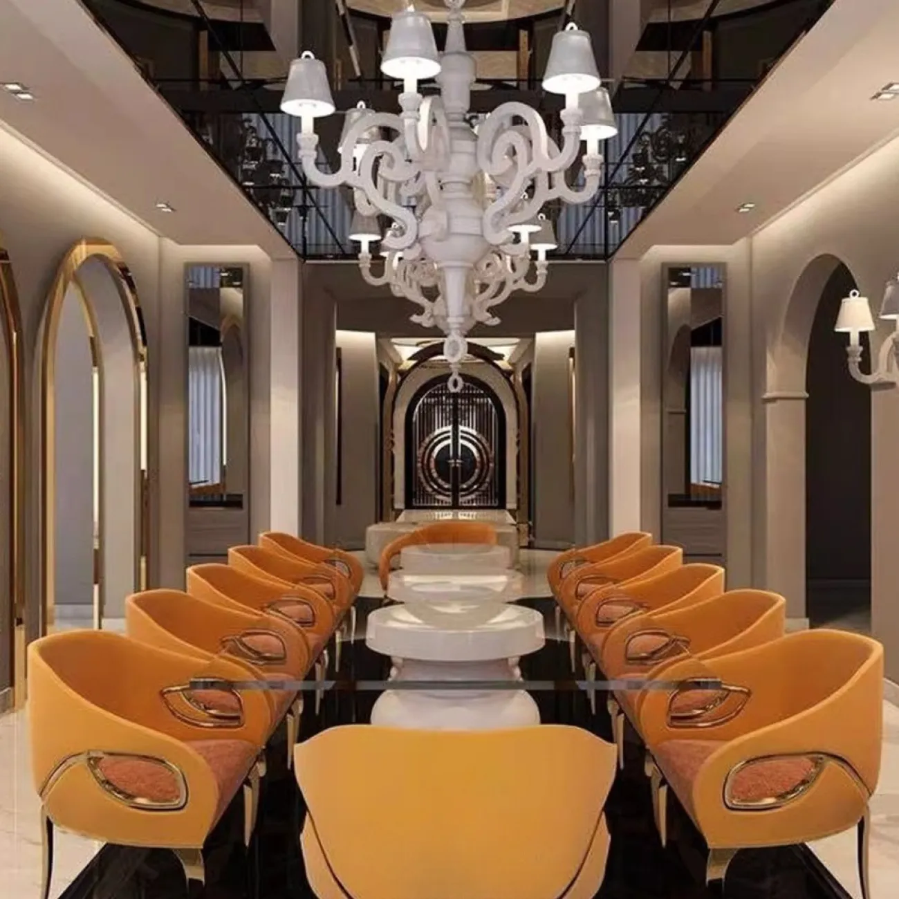 Дизайнерский Современный Обеденный Стул в виде Орлиного Глаза Yanshe от LaLume