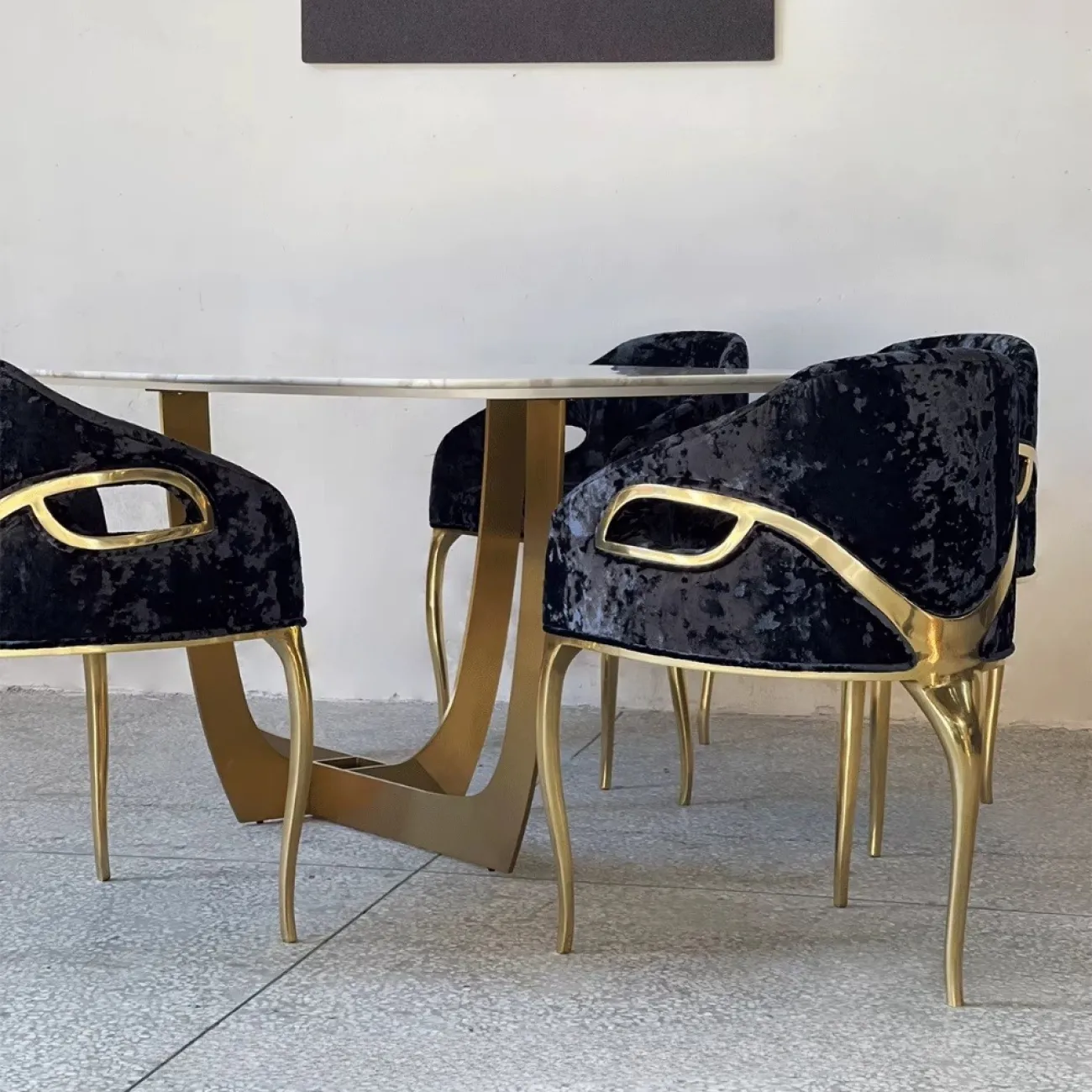 Дизайнерский Современный Обеденный Стул в виде Орлиного Глаза Yanshe от LaLume