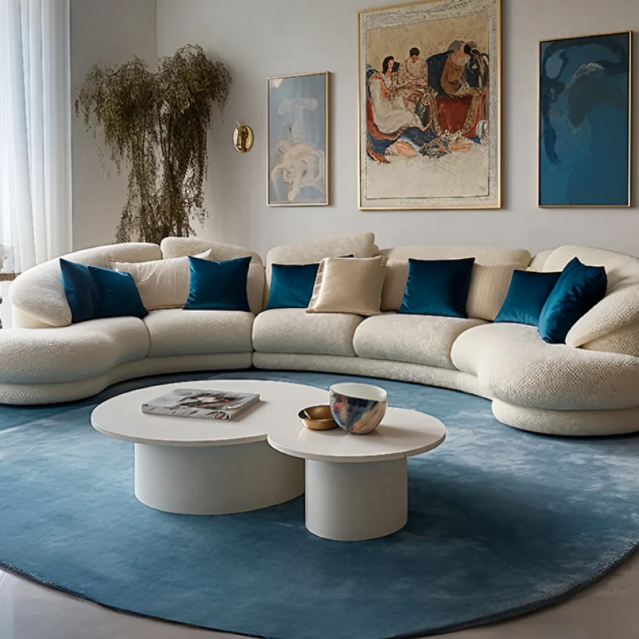 Роскошный диван MIVICA оригинальной формы DV38500-32 Роскошный диван MIVICA оригинальной формы DV38500-32