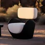 Элегантное текстильное кресло MIVICA оригинальной формы KR38527-32