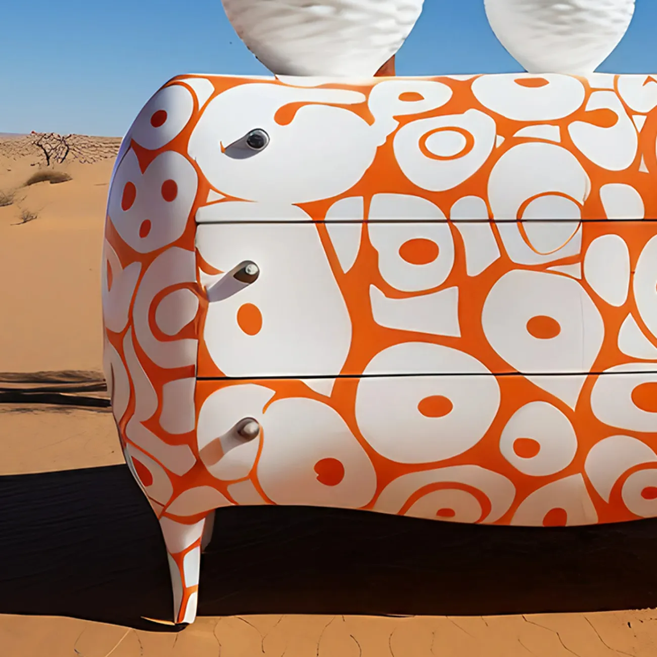 Яркий креативный комод Love Creation от MIVICA из дерева KD38531-32