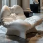 Элегантное кожаное кресло Love Creation от MIVICA оригинальной формы KR38534-32