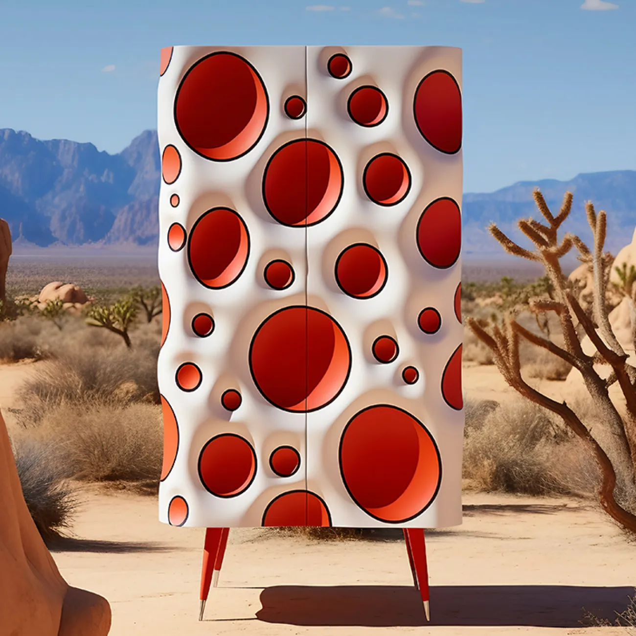 Дизайнерский шкаф Love Creation от MIVICA из дерева SH38535-32