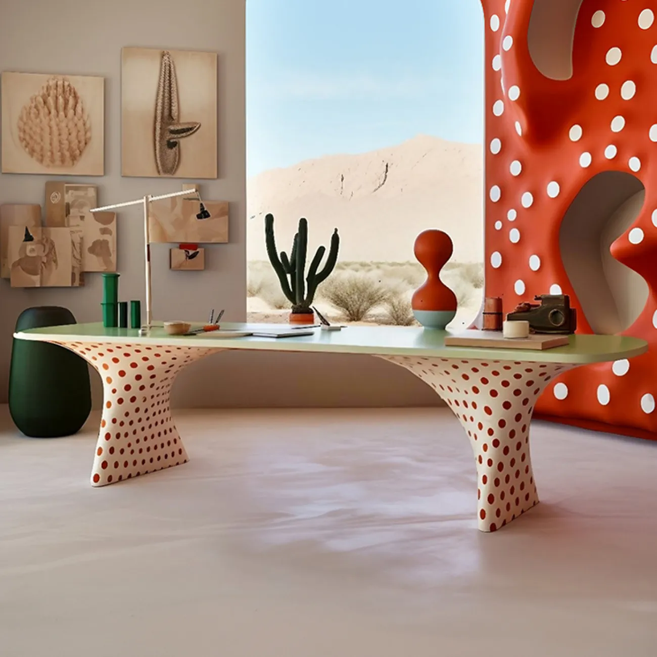 Дизайнерский письменный стол Love Creation от MIVICA из дерева PS38538-32