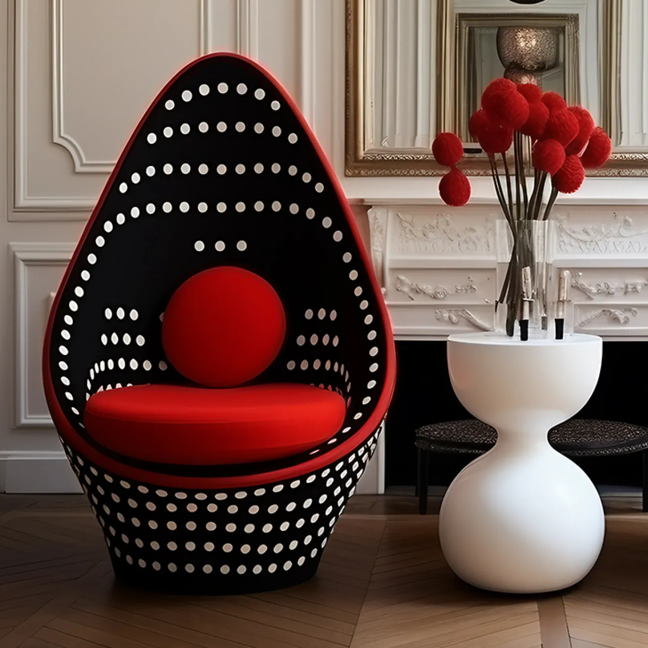 Дизайнерское кресло Love Creation от MIVICA оригинальной формы KR38540-32