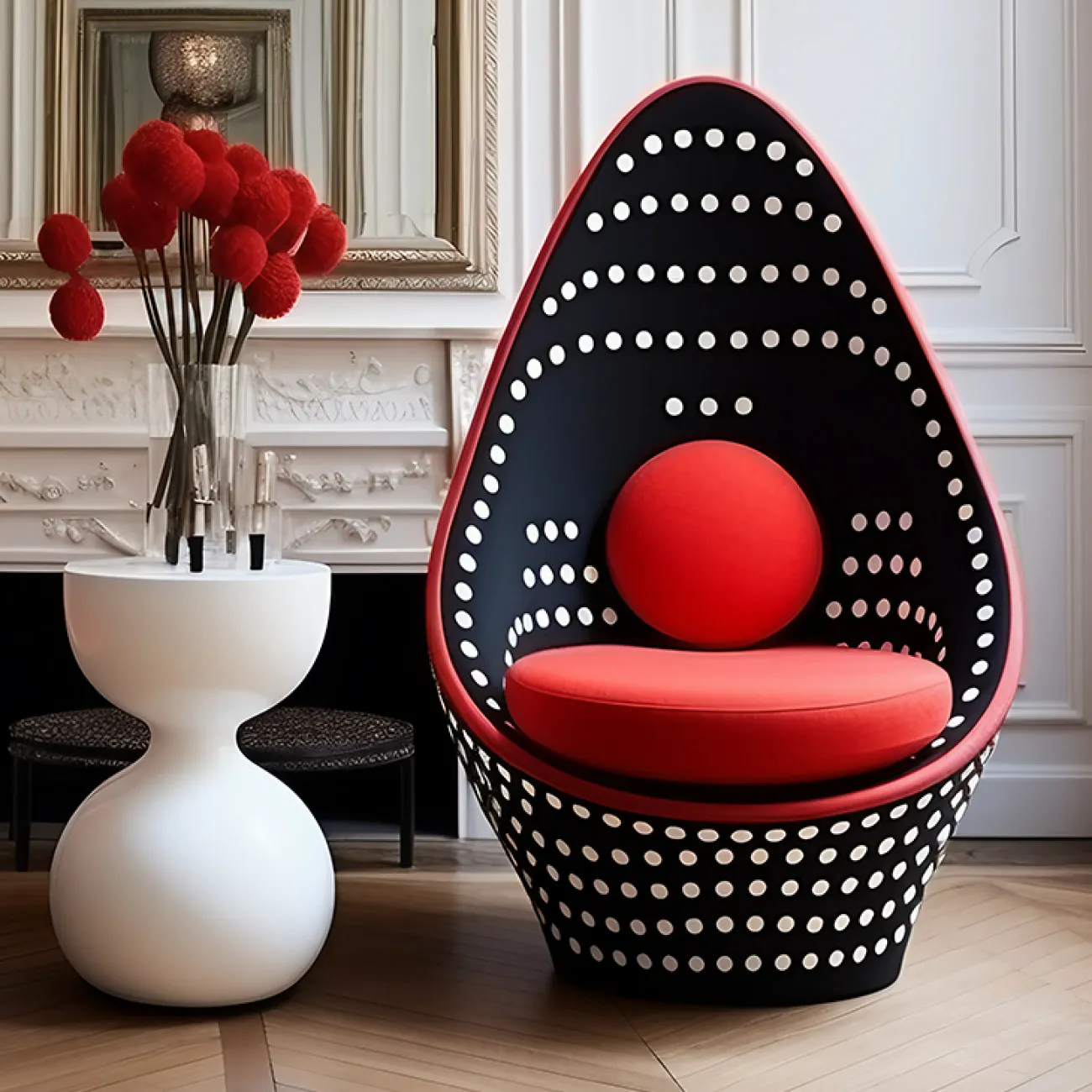 Дизайнерское кресло Love Creation от MIVICA оригинальной формы KR38540-32