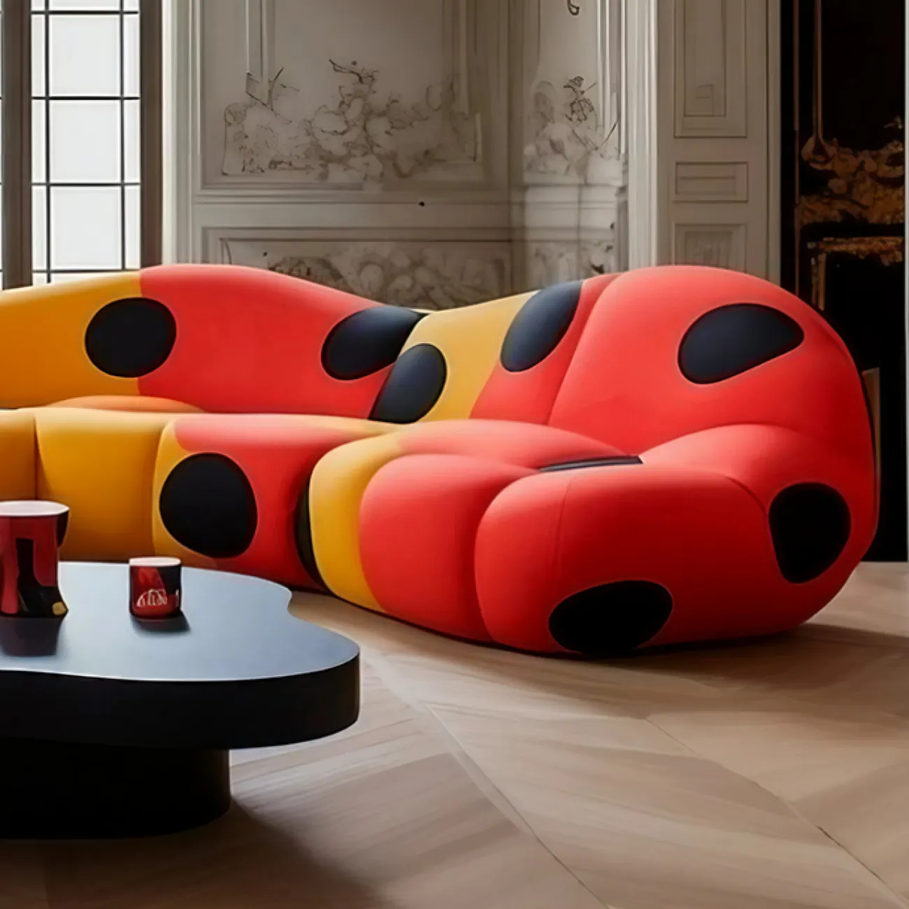 Дизайнерский диван Love Creation от MIVICA оригинальной формы и расцветки DV38543-32