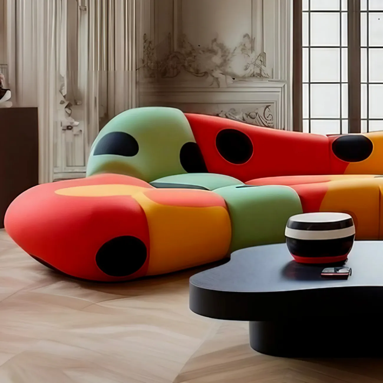 Дизайнерский диван Love Creation от MIVICA оригинальной формы и расцветки DV38543-32