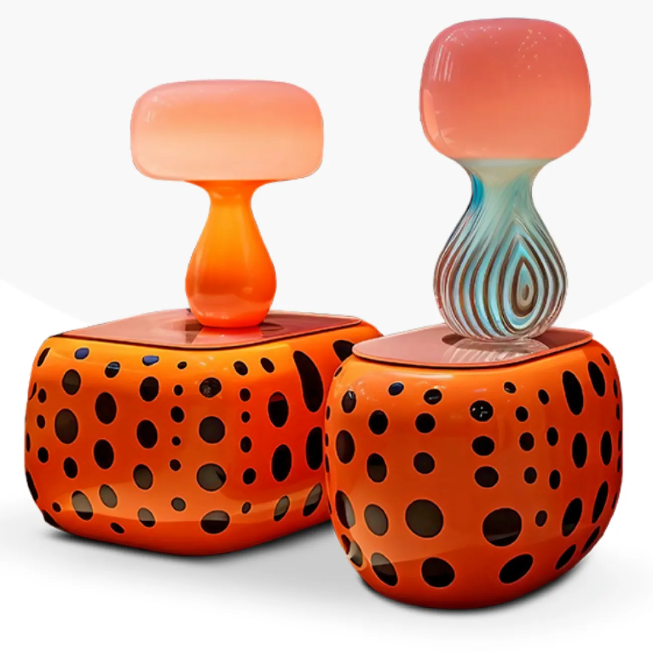 Комплект журнальных столиков Love Creation от MIVICA из дерева JS38544-32