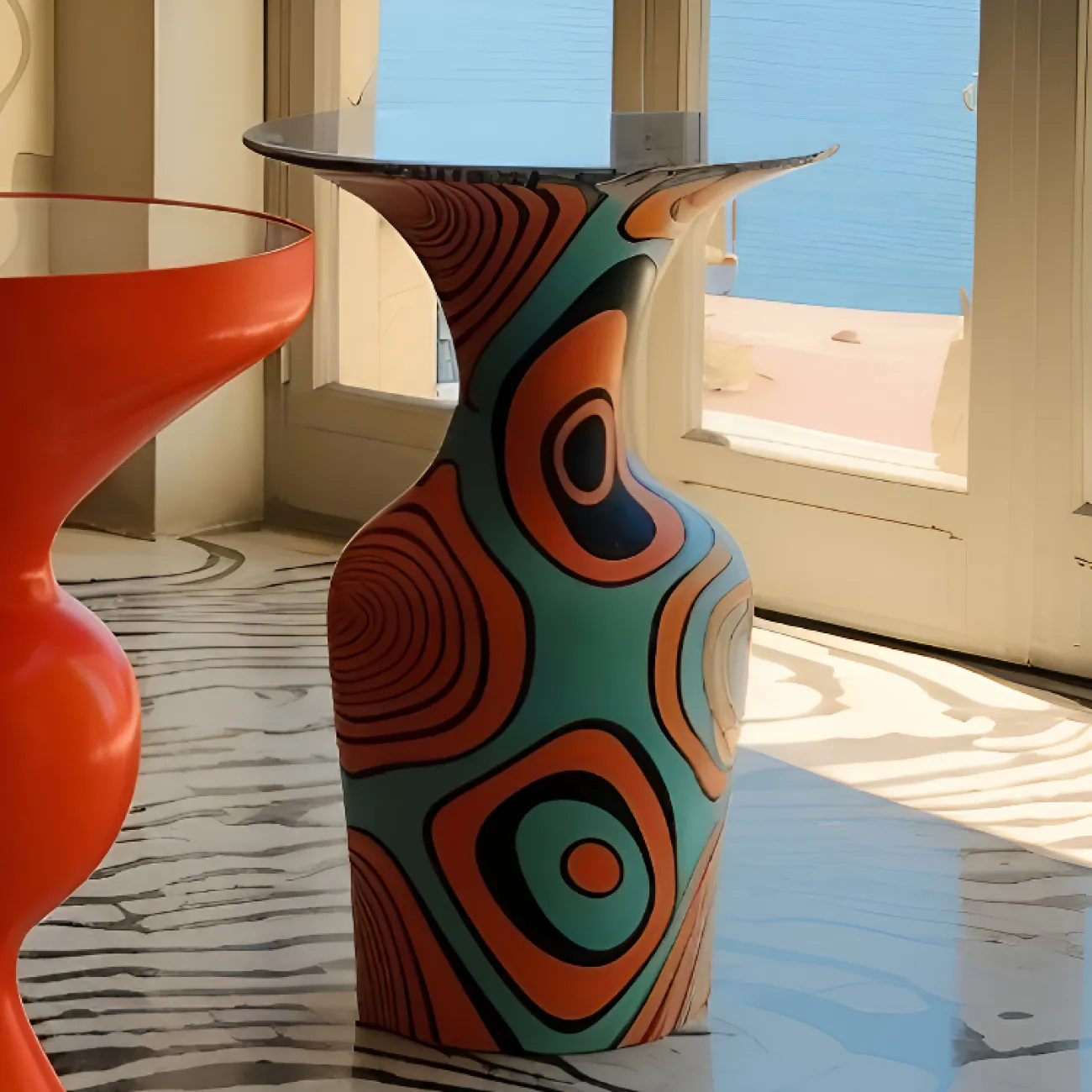 Стильный журнальный столик Love Creation от MIVICA из дерева JS38549-32