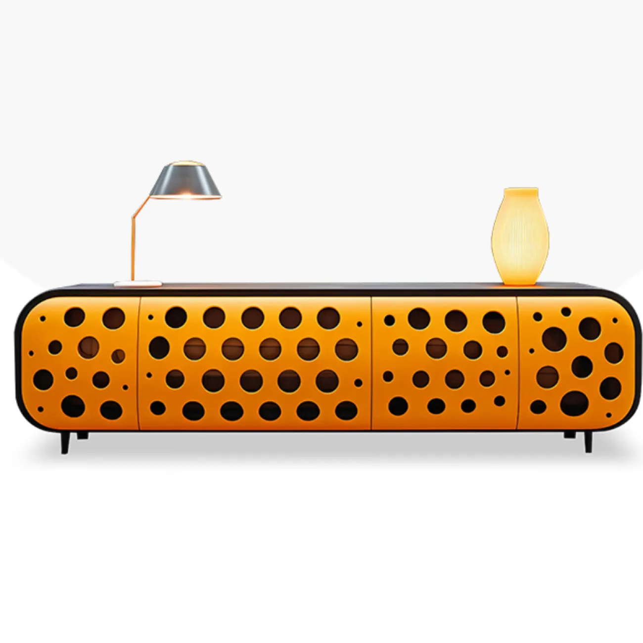 Роскошная тумба под телевизор Love Creation от MIVICA из дерева TB38553-32