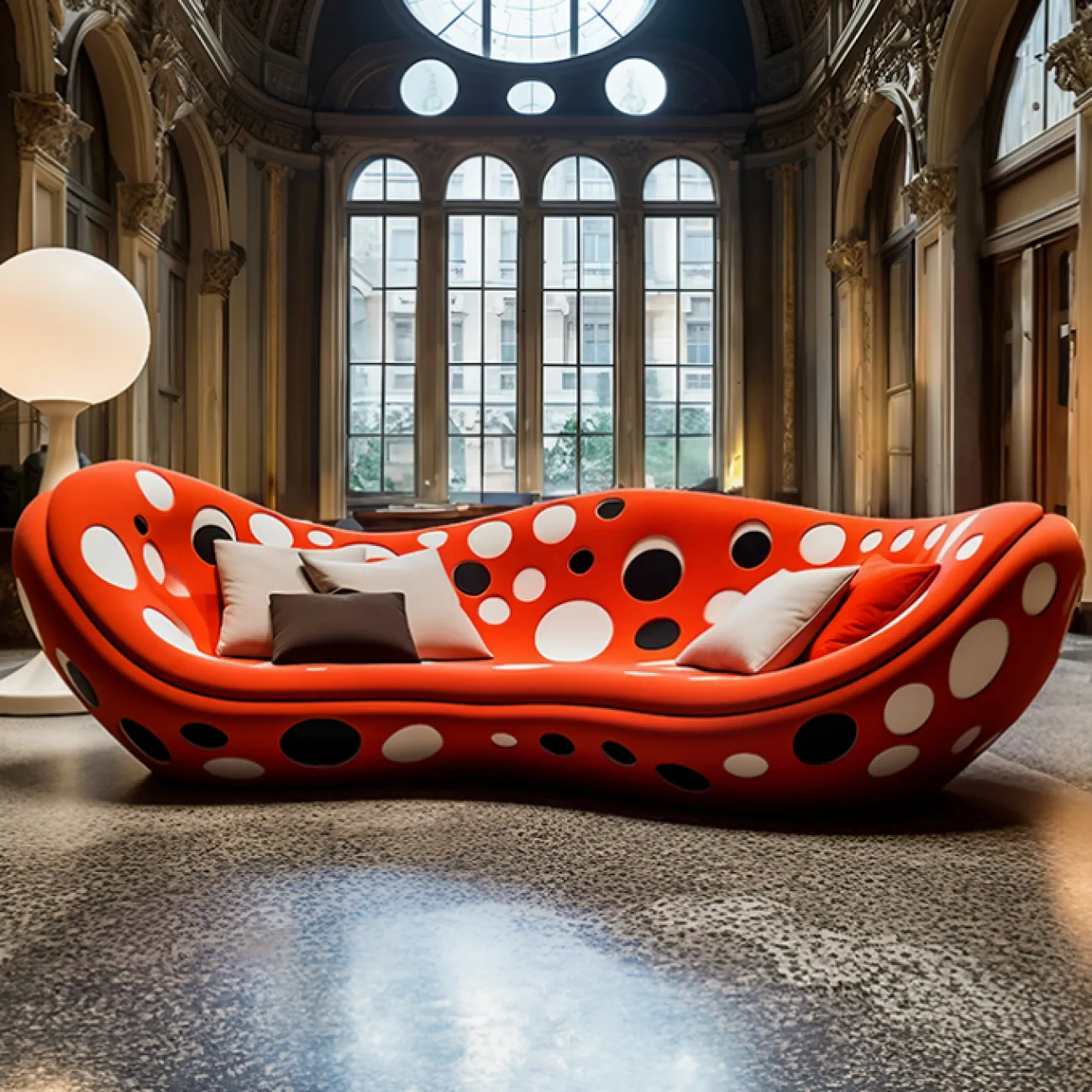 Дизайнерский диван Love Creation от MIVICA из пластика ASA и искусственной кожи DV38558-32