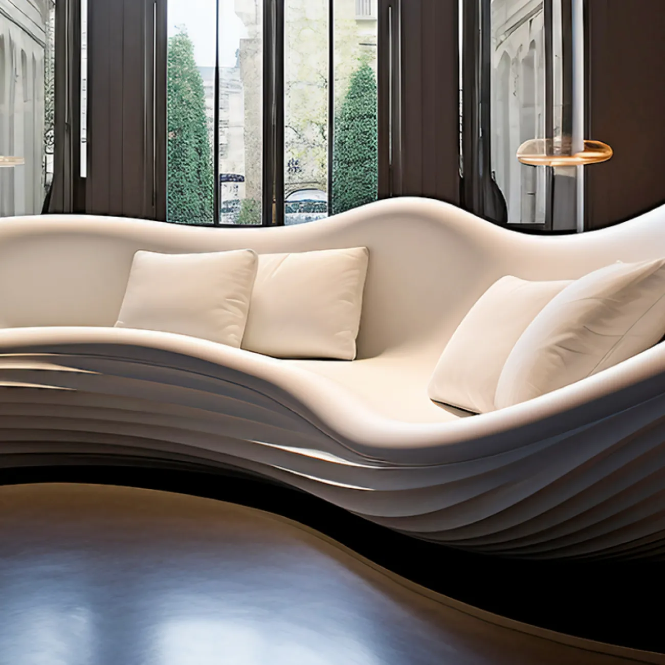 Дизайнерский диван Love Creation от MIVICA из пластика ASA с нанопокрытием DV38563-32