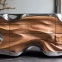 Роскошный дизайнерский комод Love Creation от MIVICA из чёрного дерева KD38564-32