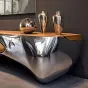 Дизайнерская тумба под телевизор Love Creation от MIVICA из чёрного дерева TB38565-32