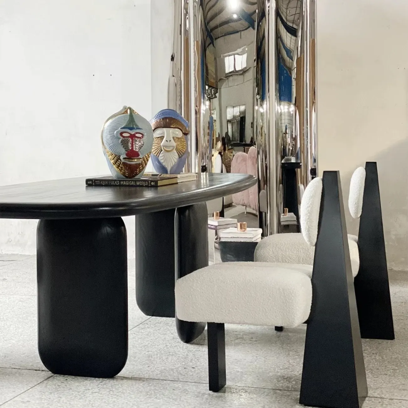 Дизайнерский Метеоритный Обеденный Стол Yanshe от LaLume