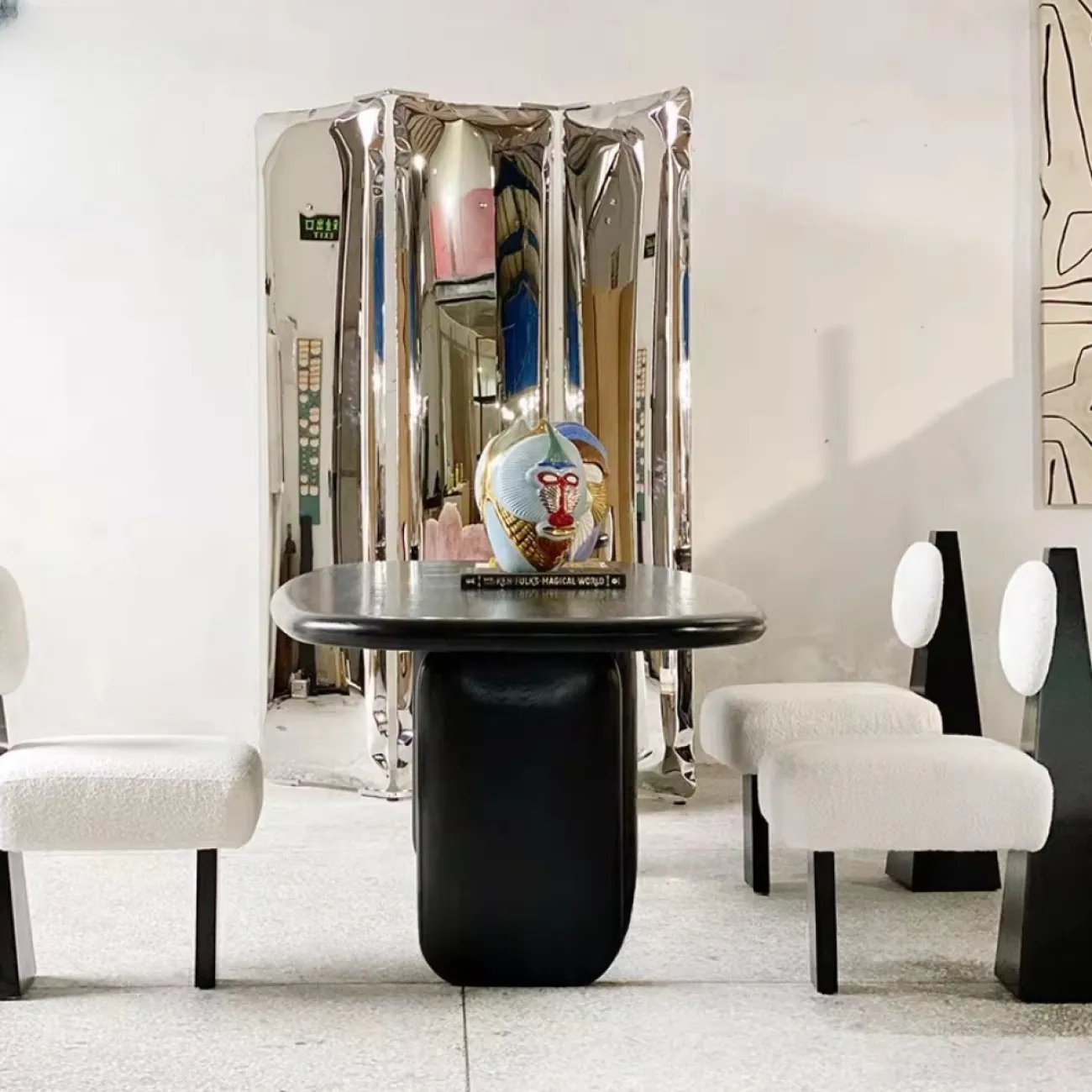 Дизайнерский Метеоритный Обеденный Стол Yanshe от LaLume