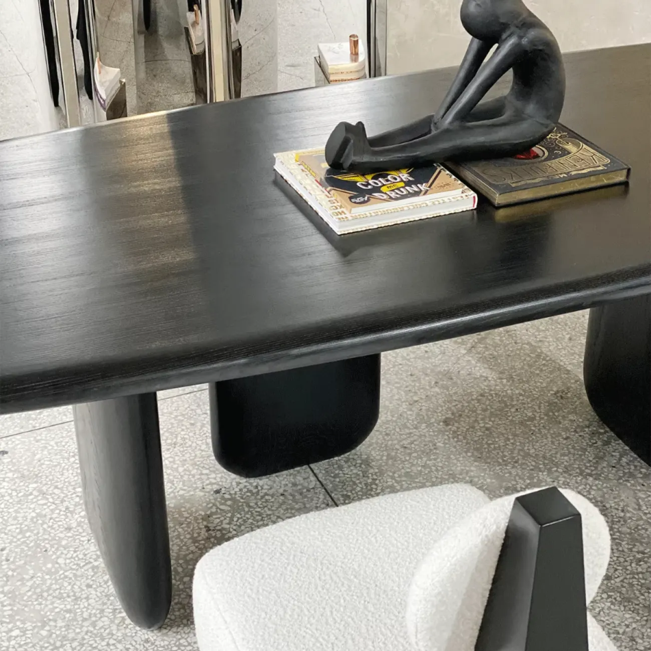 Дизайнерский Метеоритный Обеденный Стол Yanshe от LaLume