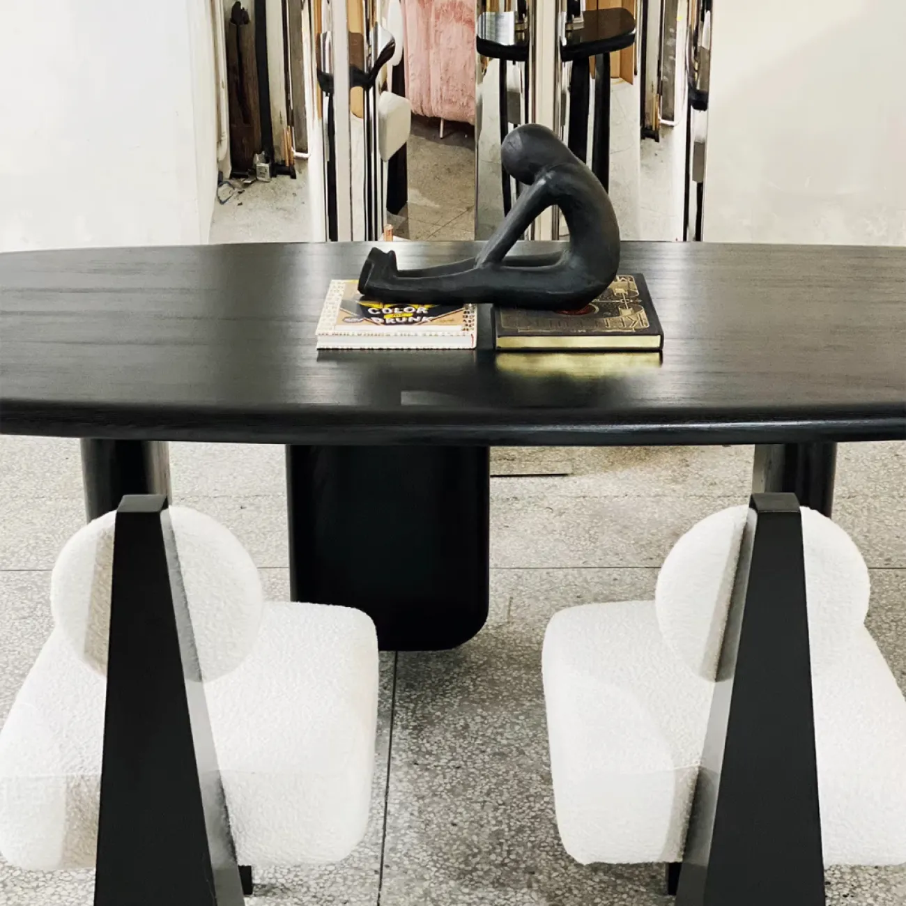 Дизайнерский Метеоритный Обеденный Стол Yanshe от LaLume