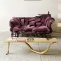 Дизайнерский Кофейный Латунный Столик Yanshe от LaLume